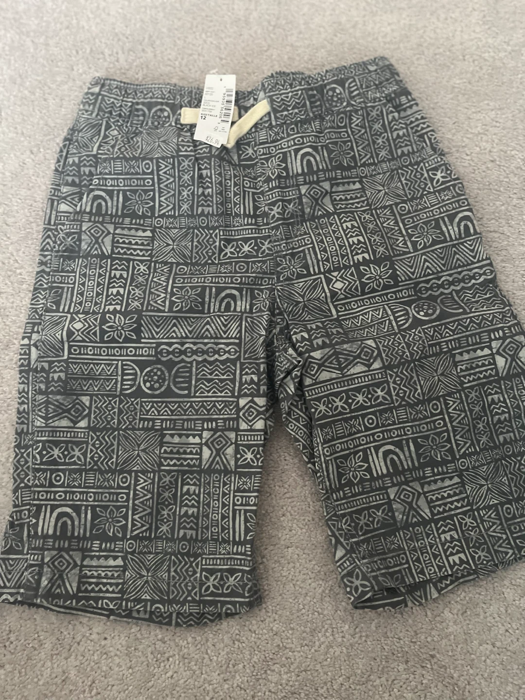 Children's Plaid and Patterned Shorts - Size M