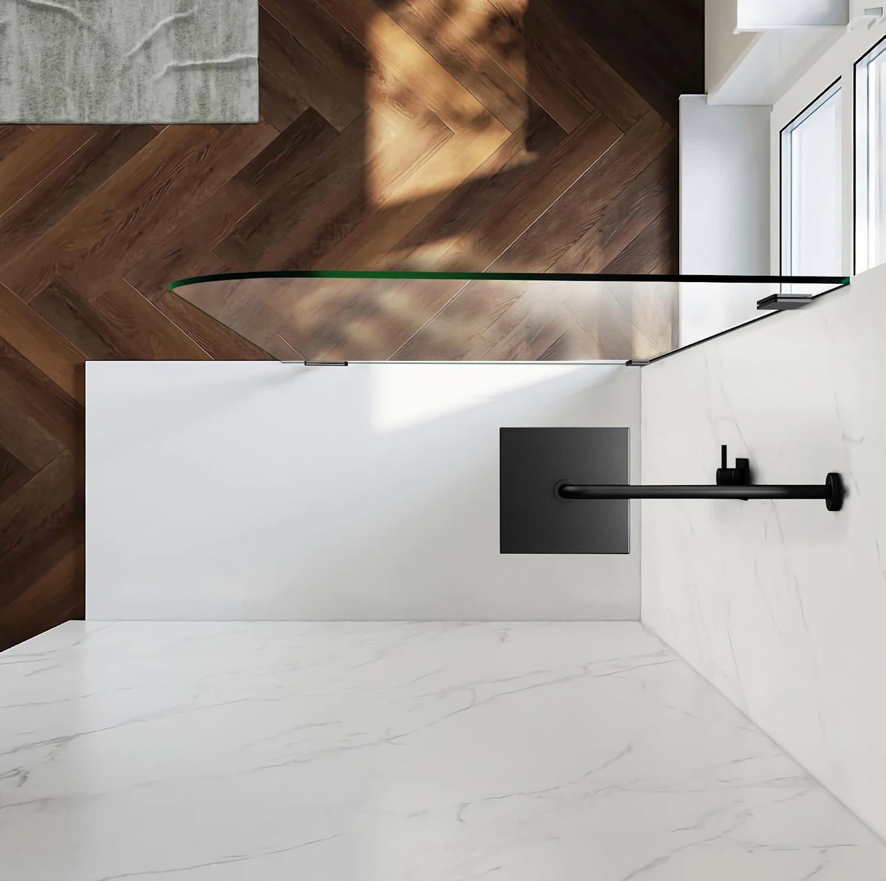 Frameless Shower Door 36" W x 78" H - photo 4