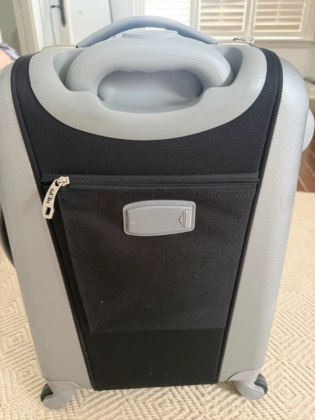 HEYS Black Rolling Suitcase- used 3 times - photo 3