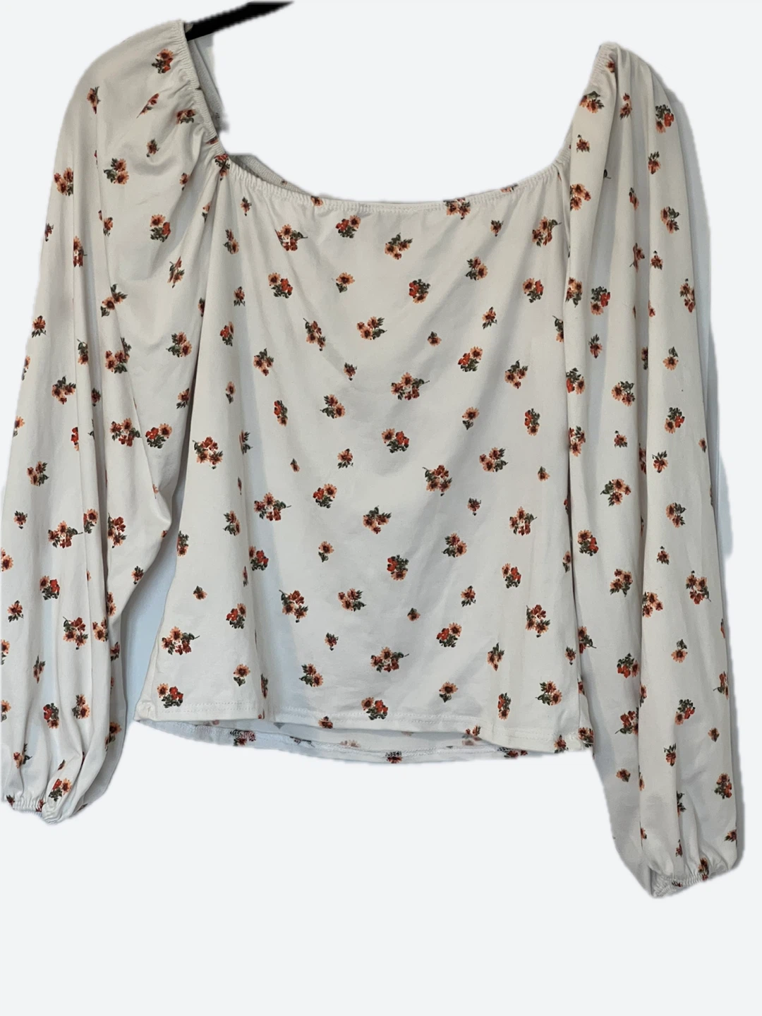 DISCREET Floral Print Long Sleeve Top - photo 4
