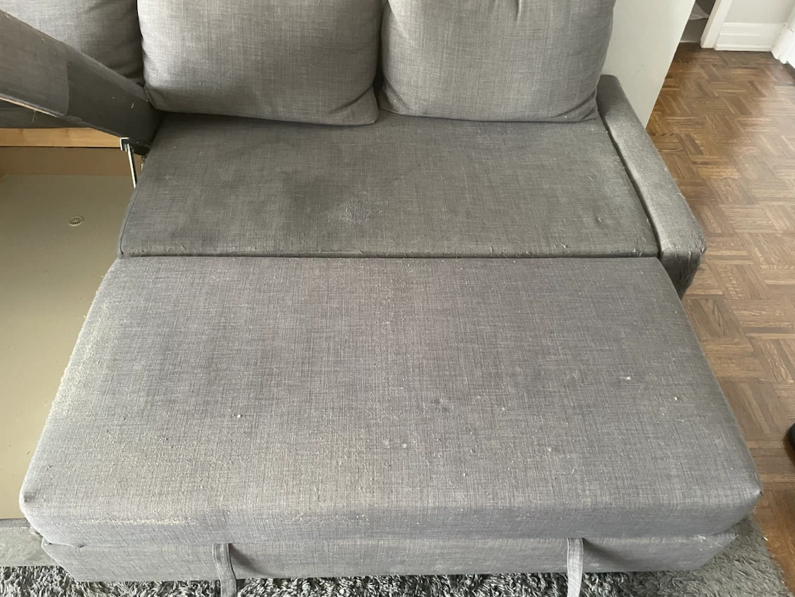 $75 OBO! MUST GO! IKEA Friheten Corner Sofa Bed - Dark Grey - photo 4