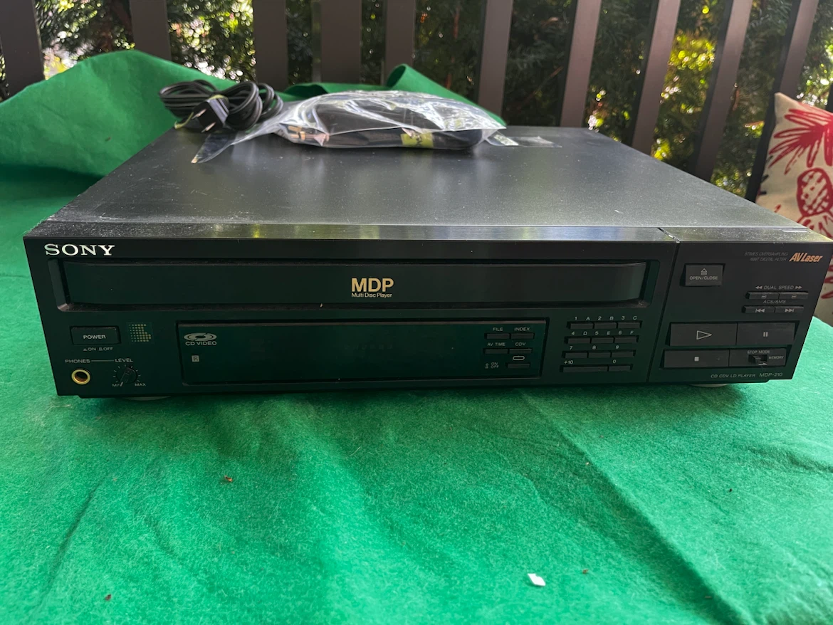 Sony Laser Disc player and discs