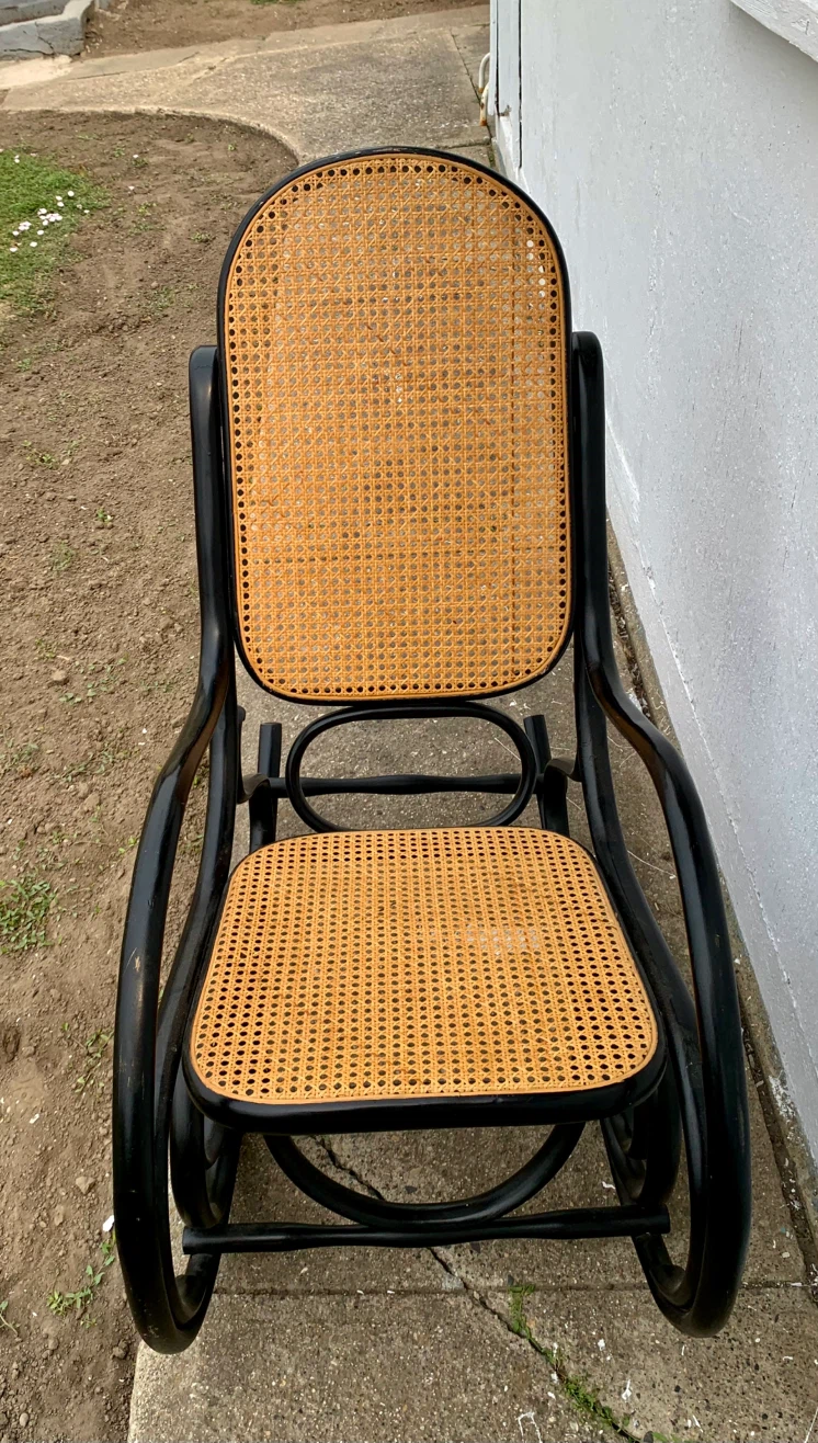 Rocking Chair with Cane Seat - photo 2