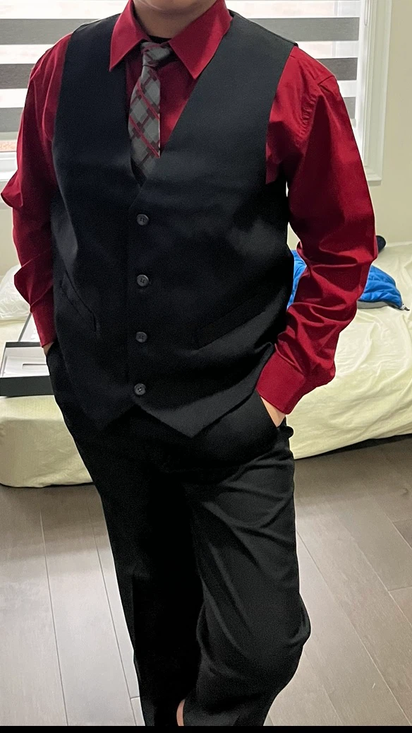 10 -11 year old boys Dress Shirt, Vest, Tie, and Pants