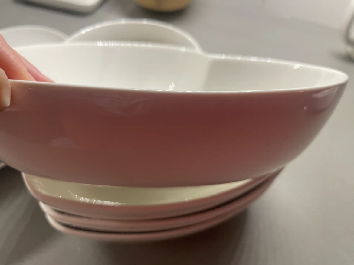 8 Pieces- Heart Shaped Bowls - Set of 4 - photo 2