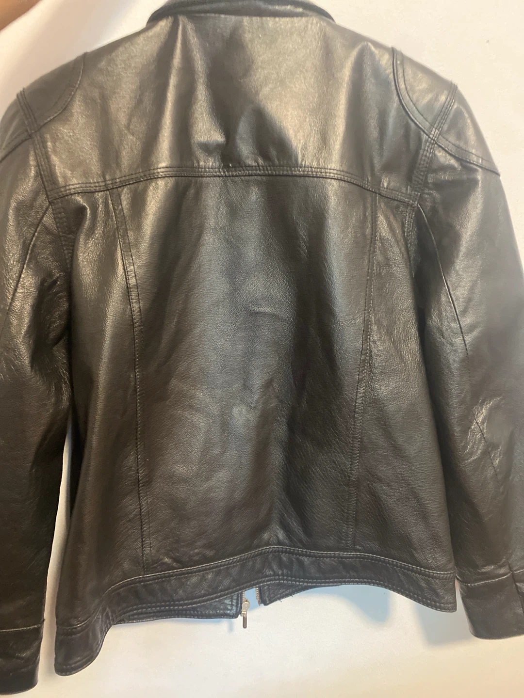 OBR Jeanswear Black Leather Jacket Size 36 - photo 3