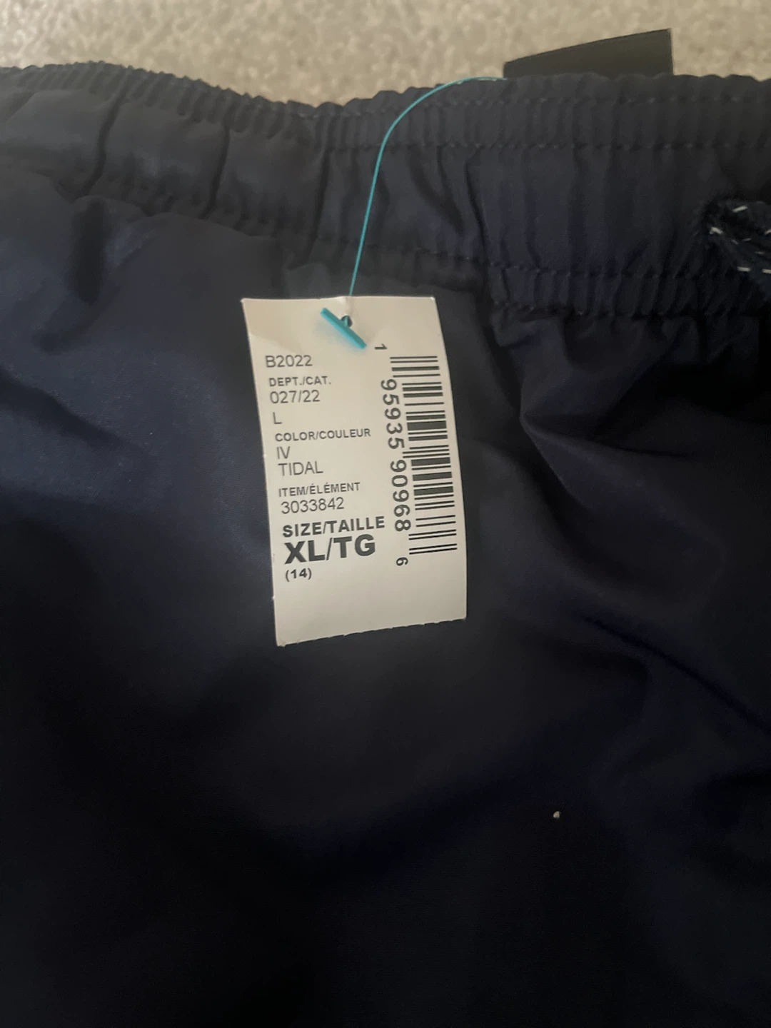 Boys' XL/TG Navy winter snow track Pants - photo 2