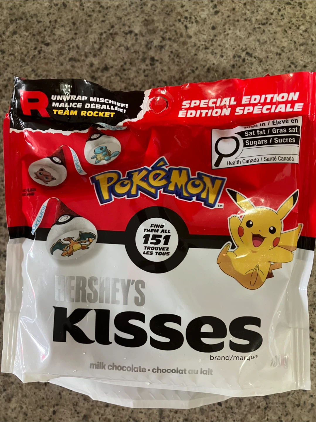 Hershey's Kisses Milk Chocolate Pokémon Edition