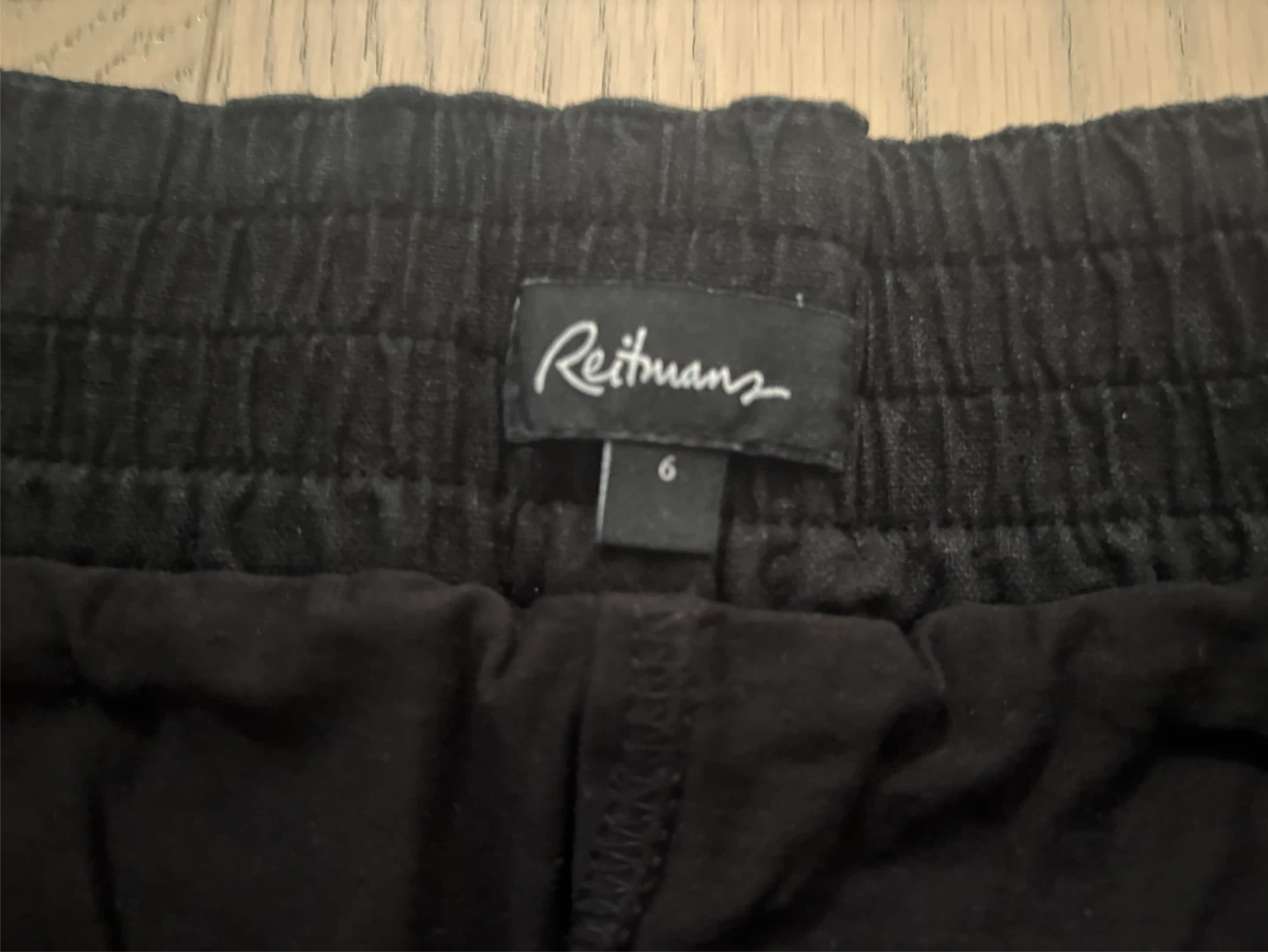 Reitmans Black Linen Blend Skirt Size 6 - photo 3