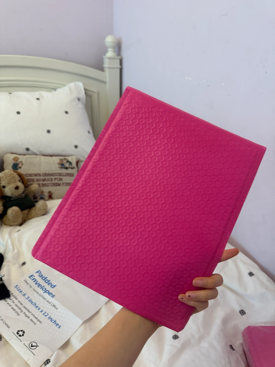 17 Pink Padded Mailer Envelopes - 8.5 x 12 inches - photo 3