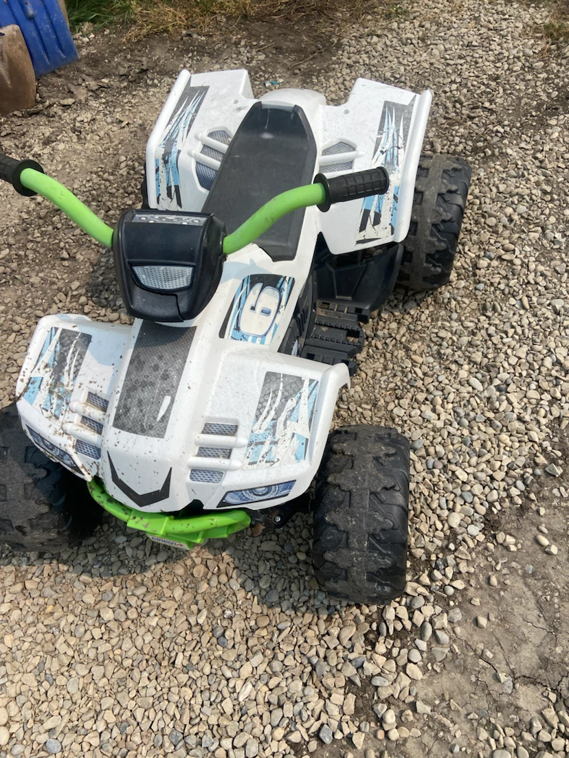 kids electric 12 volt racing quad - photo 4