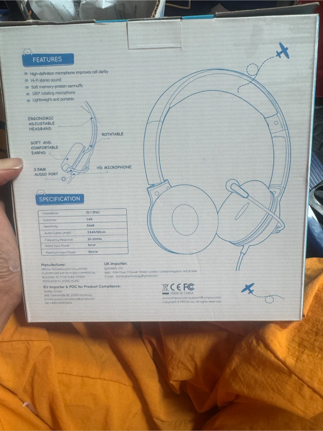 MPOW LH1 Kids Wired Headphones with Microphone - photo 2