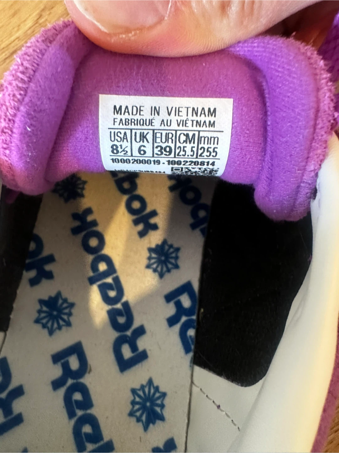 Reebok Purple Suede Sneakers - photo 4
