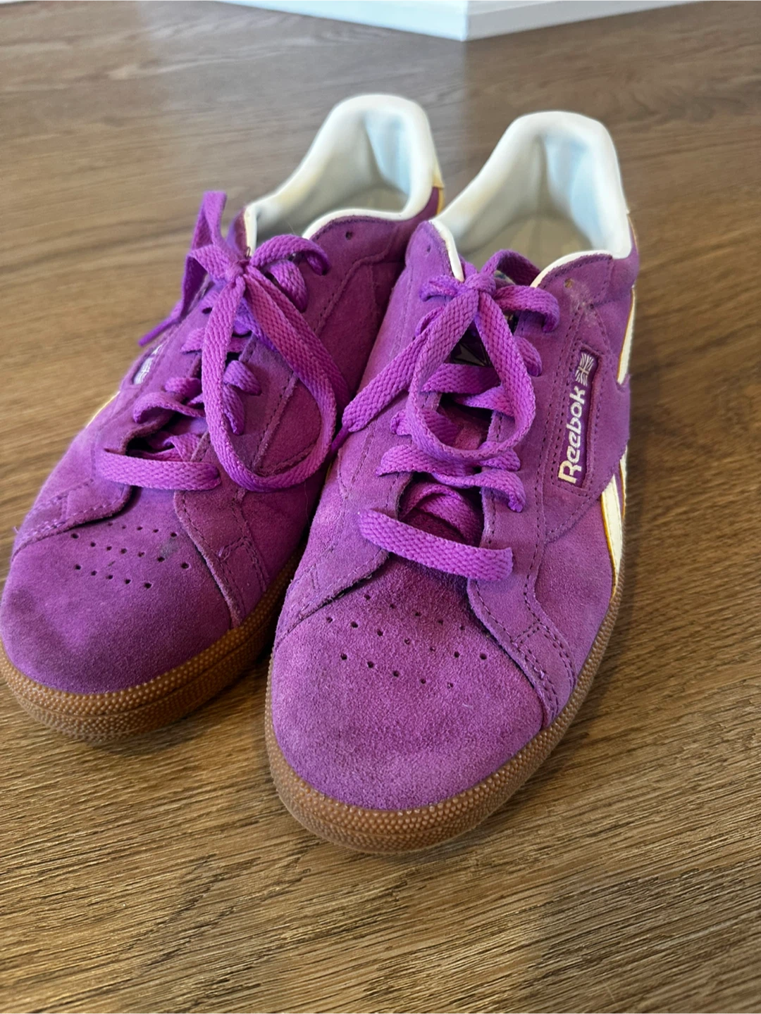 Reebok Purple Suede Sneakers - photo 3
