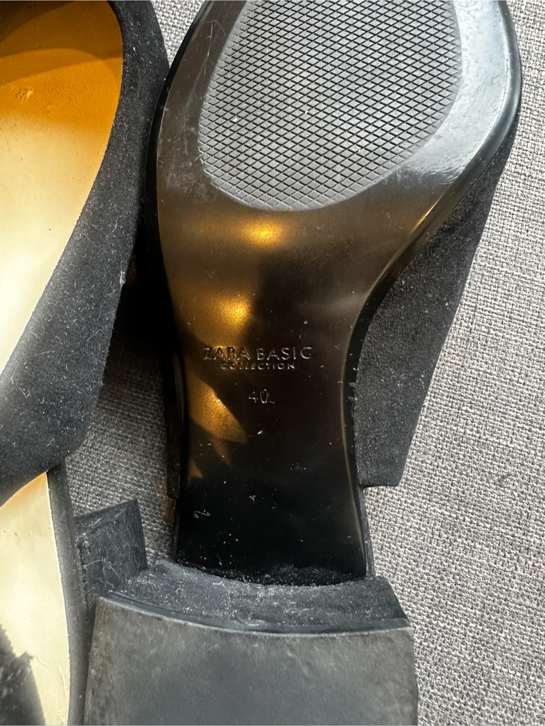 Zara Black Slingback Heels - photo 4