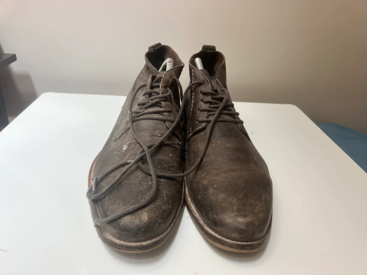 Men's Brown Leather Chukka Boots - photo 2