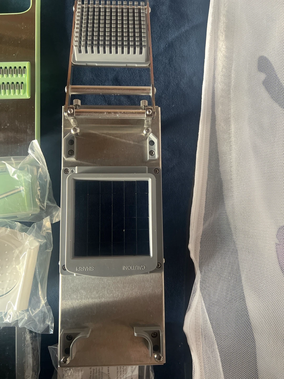 Stainless Steel Mandoline Slicer and Chopper Set - photo 3