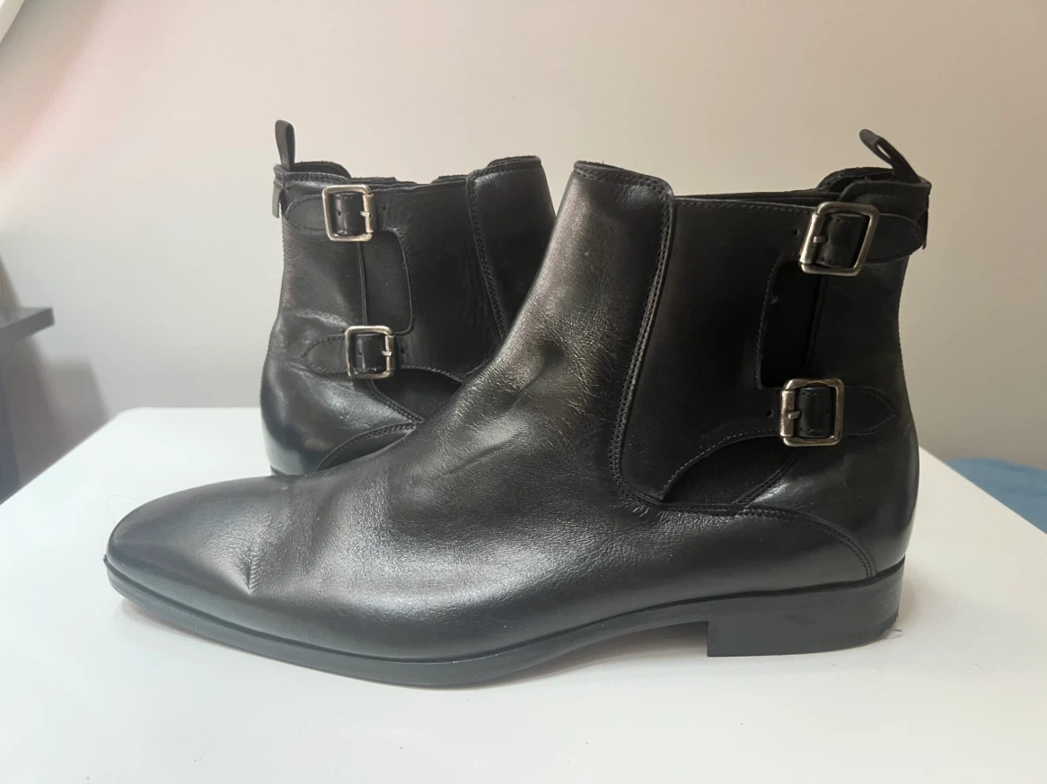 Men’s Black Leather Chelsea Boots