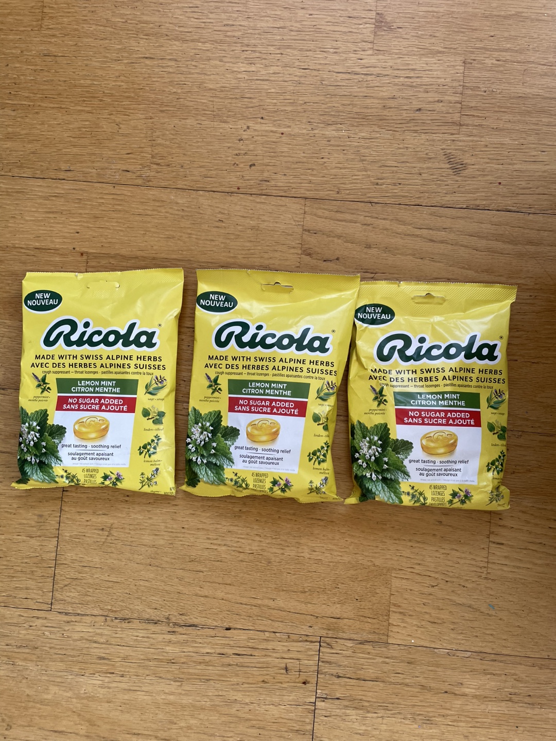 Ricola Cough Drops - Lemon Mint