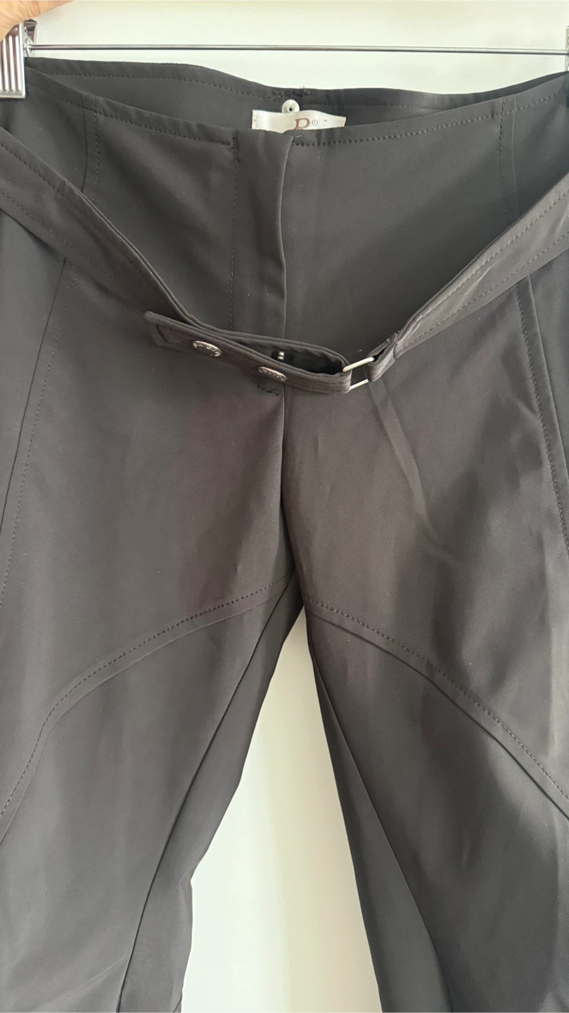 dark brown riding Pants with Belt - photo 3