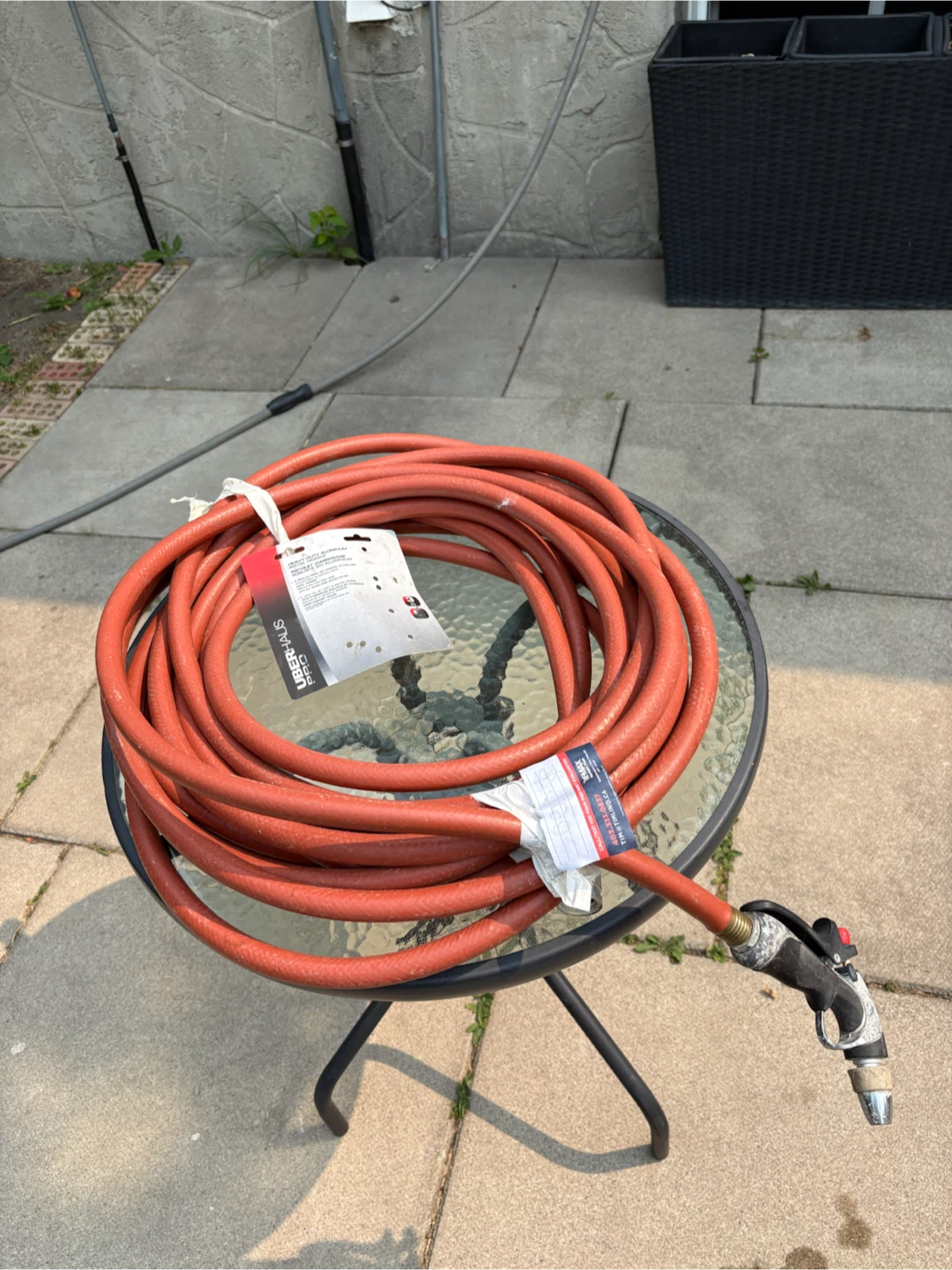 Air compressed water hose