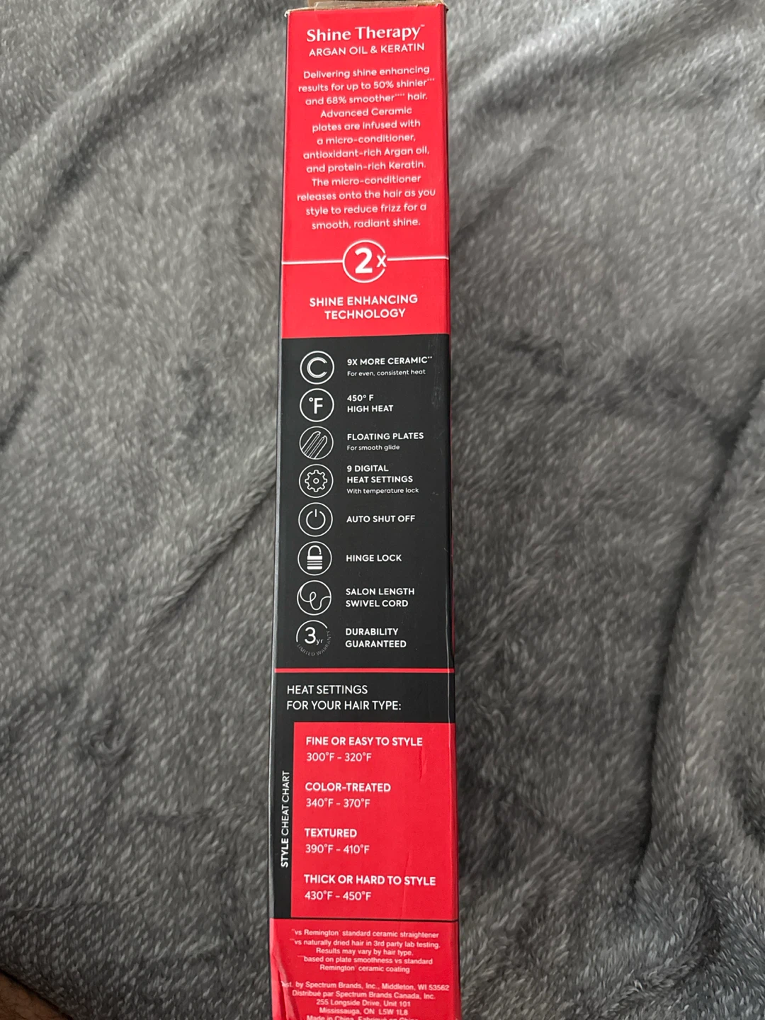Remington Shine Therapy Argan Oil & Keratin Hair Straightener - photo 3