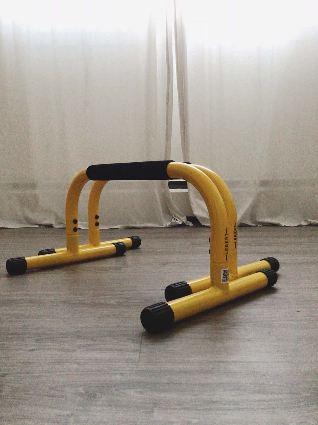 Lebert Fitness Yellow Parallettes
