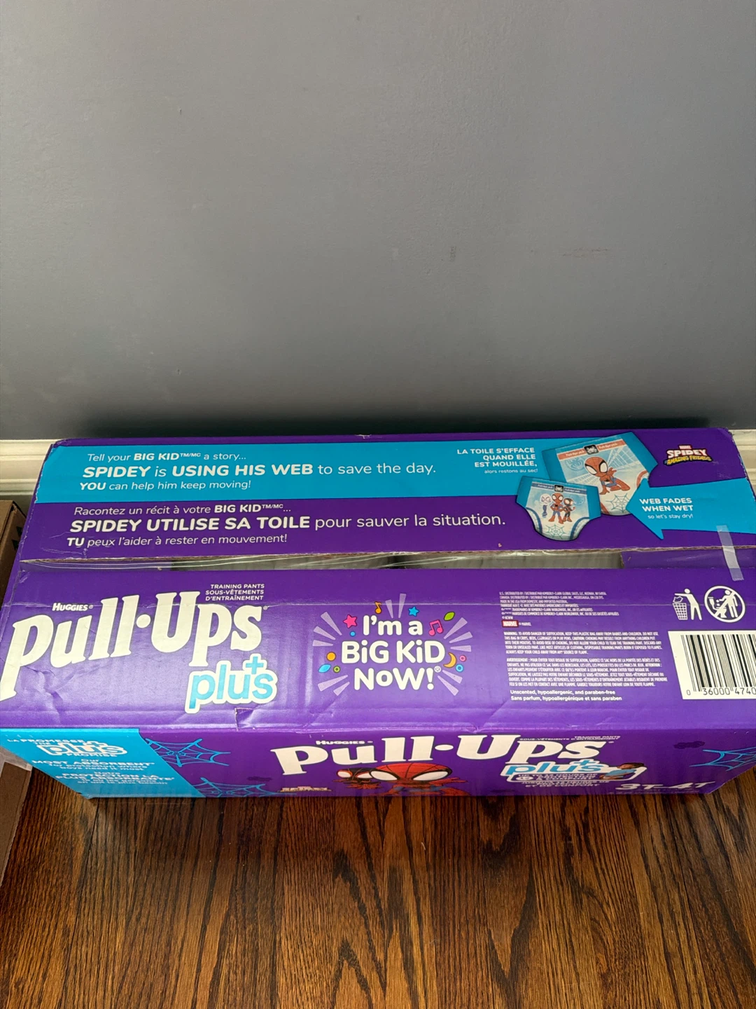 Huggies Pull-Ups Plus Training Pants Spidey 3T-4T 116 Count - photo 2