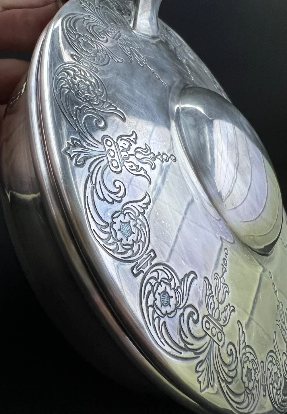Vintage Silver Plated Breadcrumb Catcher - photo 2