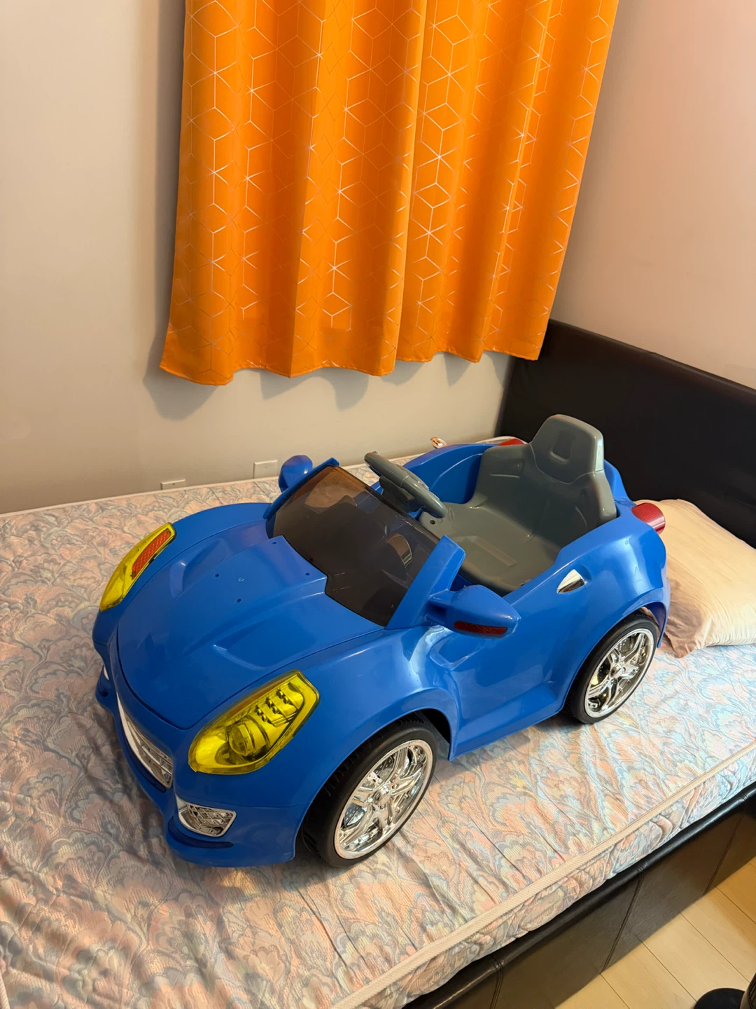 Blue Ride-On Toy Car