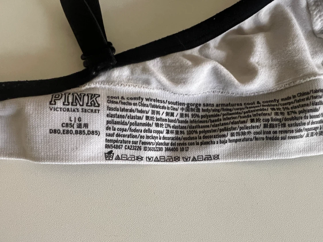 VICTORIAS SECRET PINK BRAS, SIZE LARGE - photo 3