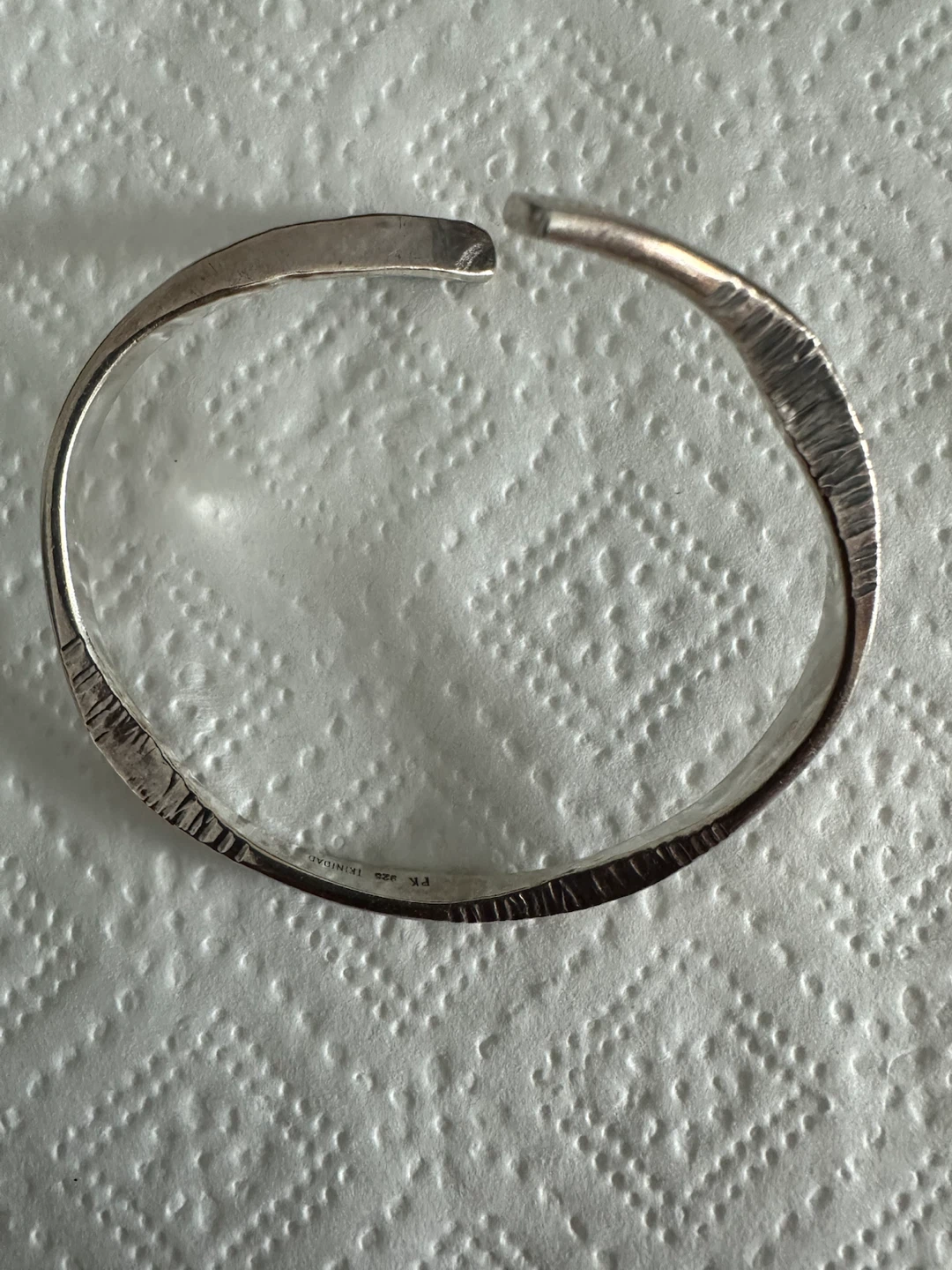 Sterling Silver Bangle Bracelet - photo 2