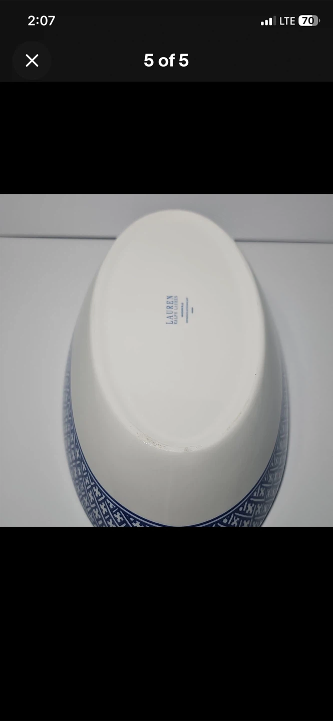 Lauren Ralph Lauren Oval Serving Dish - photo 4