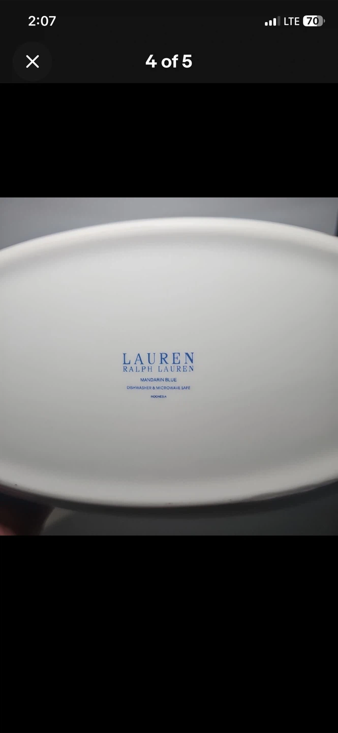 Lauren Ralph Lauren Oval Serving Dish - photo 5
