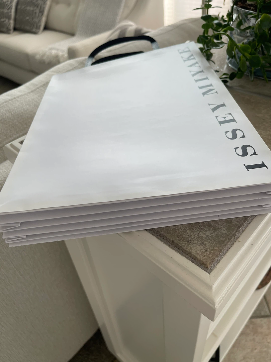 Issey Miyake DESIGNER White GIFT Bag - photo 5