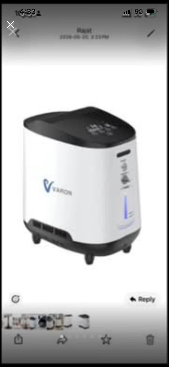 New VARON Home Oxygen Machine