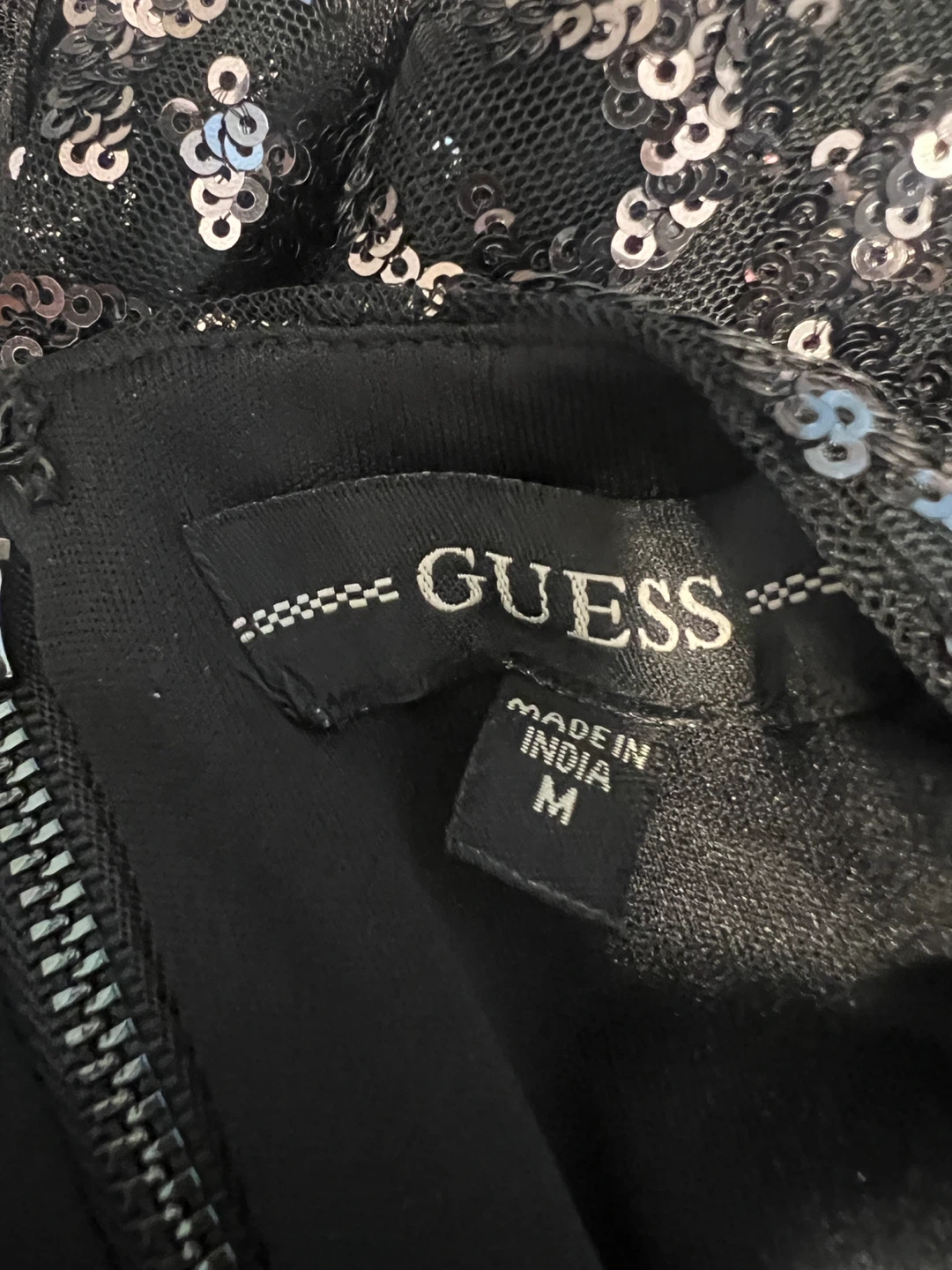 Guess Sequin Zebra Print Mini Dress - photo 5