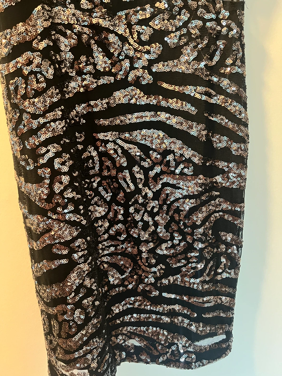 Guess Sequin Zebra Print Mini Dress - photo 3