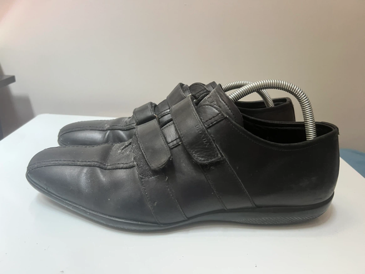 Prada Leather Velcro Shoes