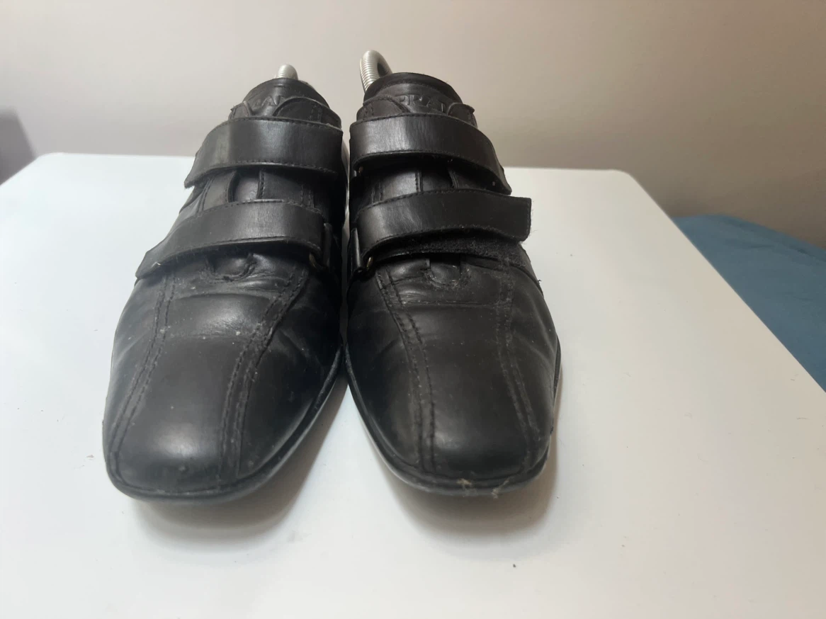 Prada Leather Velcro Shoes - photo 2