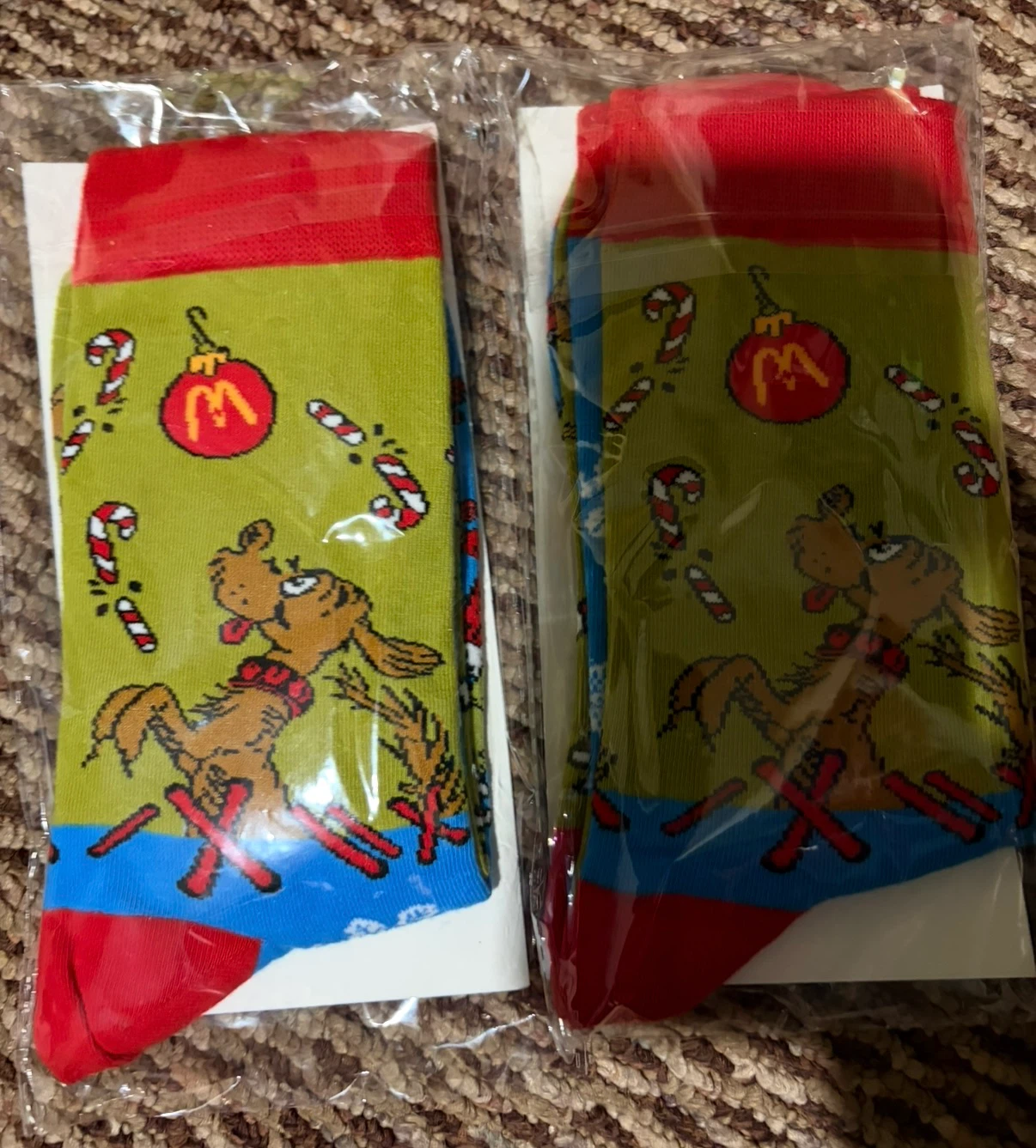 McDonald's Grinch Christmas Socks (2 Pairs)