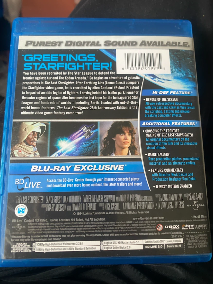 The Last Starfighter 25th Anniversary Edition Blu-Ray - photo 4
