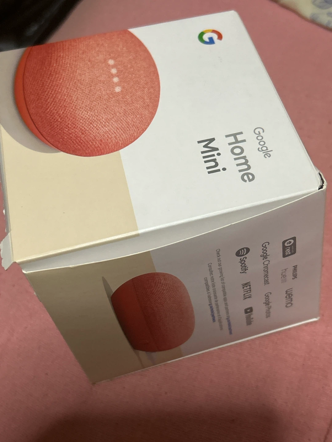 Google Home Mini - Coral - photo 2