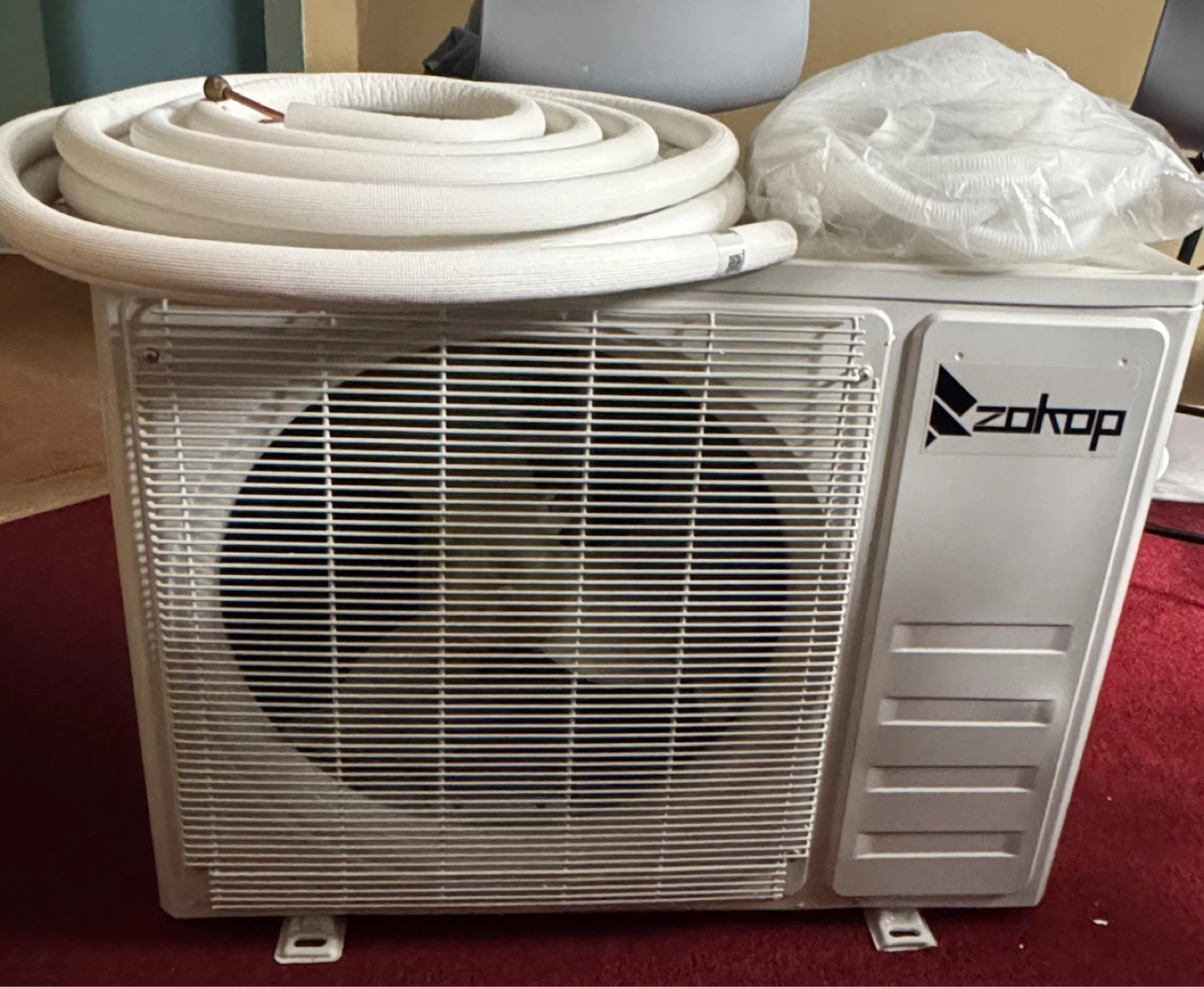 Zokop Air Conditioner Outdoor Unit with Hoses