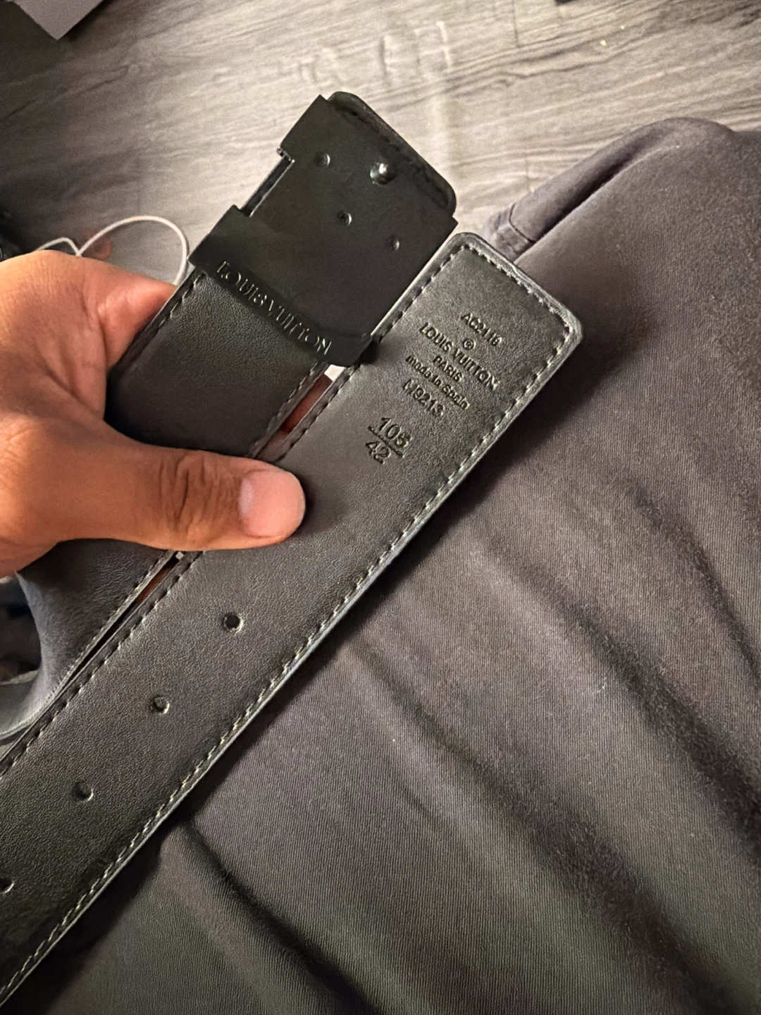 Lv Monogram Belt - Size 105/42 - photo 2