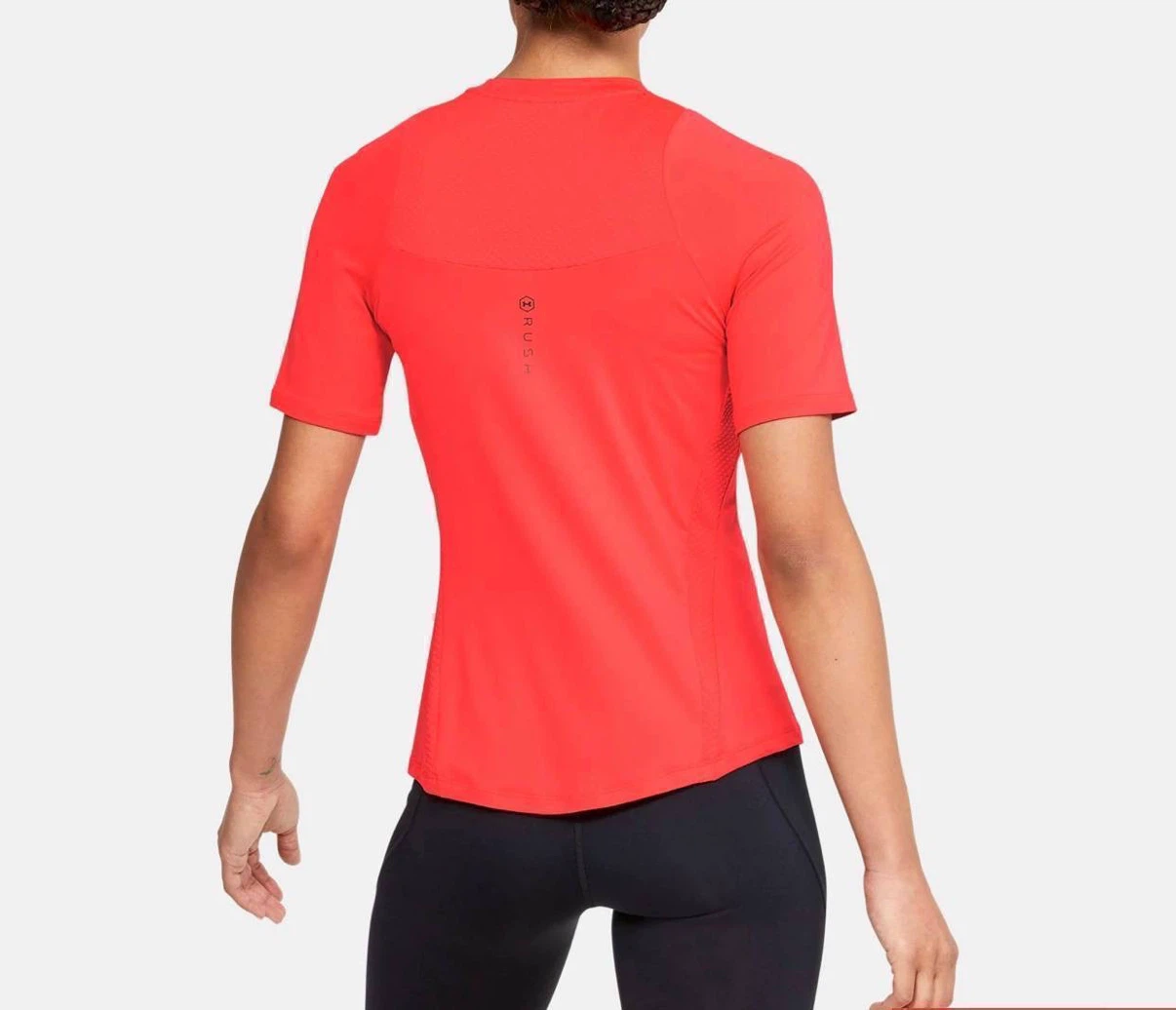 T-shirt rush top gray / orange L, Under Armour - photo 2