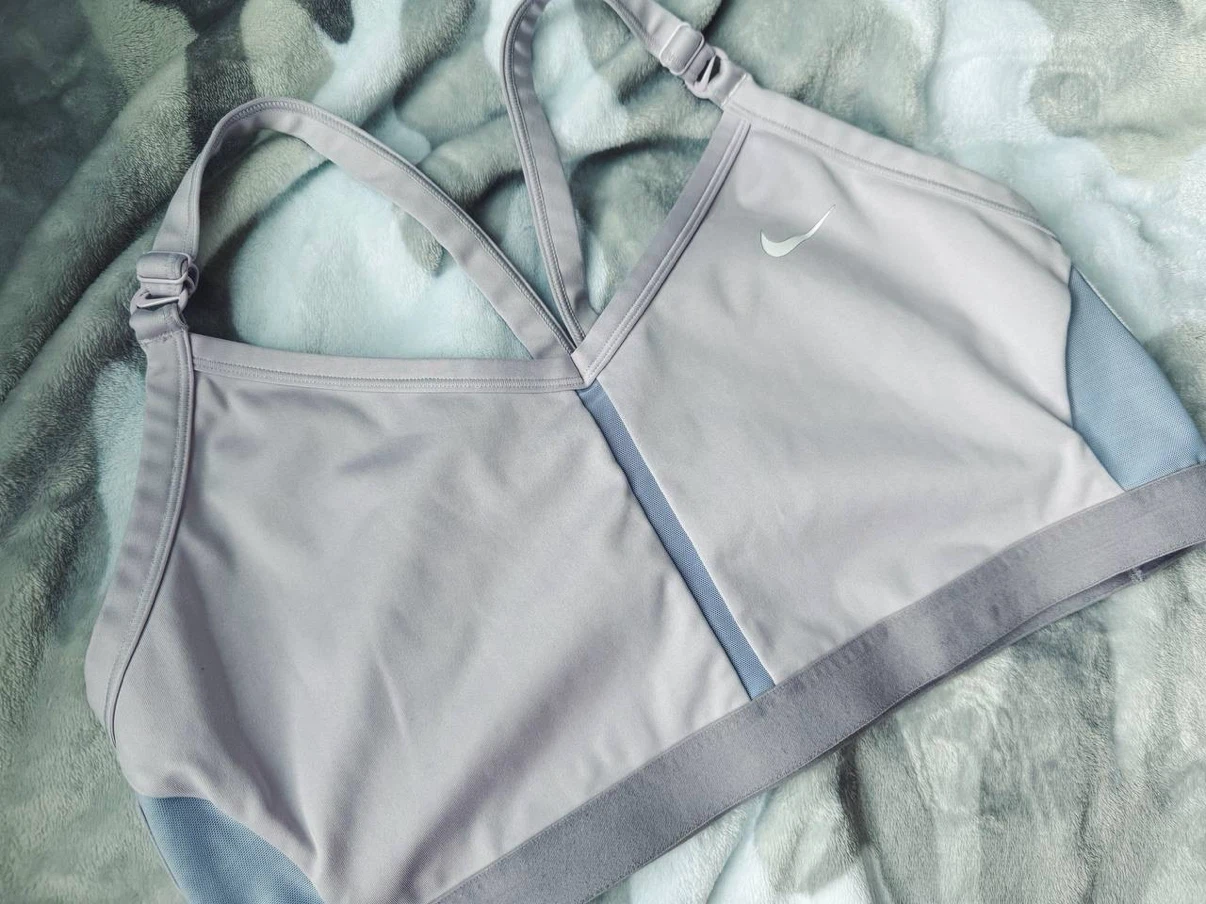 Nike Dry-FIT V-Neck Sport bra purple - XL