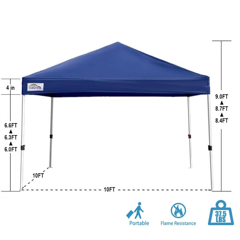 Goutime 10x10Ft Canopy Tent Comes with Waterproof - photo 5