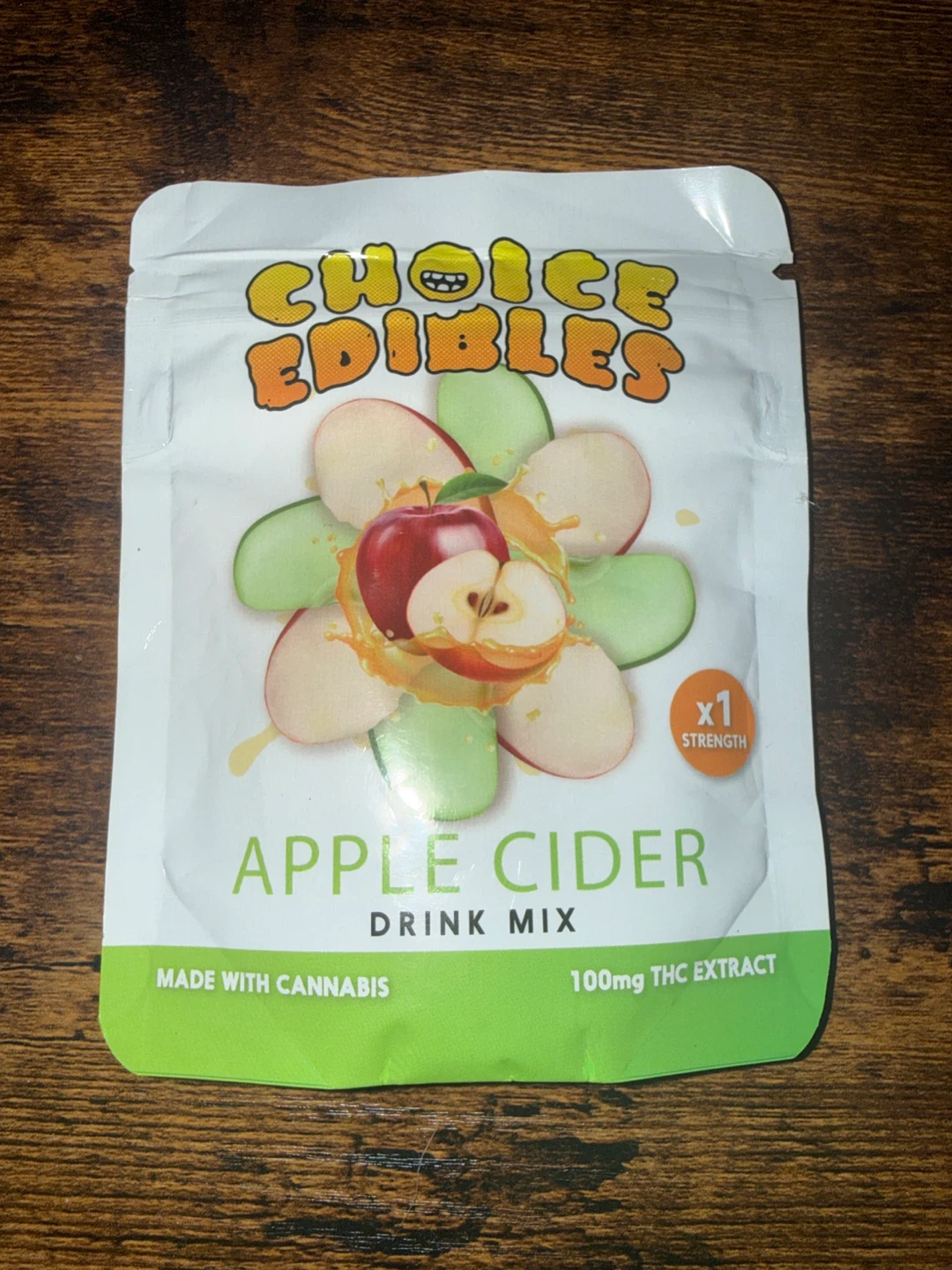 Choice Edibles Apple Cider Drink Mix - 100mg THC