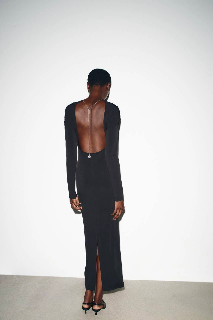 Elegant ZARA Maxi Dress – Size XXL (fits XL)